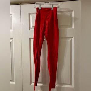 lululemon athletica Red Leggings